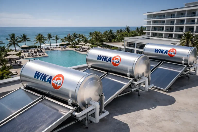 Pemanas Air Hotel yang Efisien & Stabil: Rekomendasi WIKA Solar Water Heater untuk Operasional Tanpa Gangguan