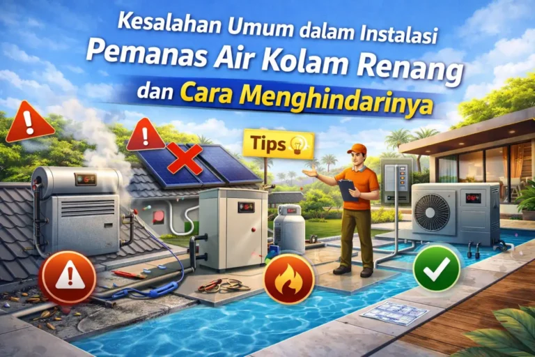 Kesalahan Umum dalam Instalasi Pemanas Air Pada Kolam Renang