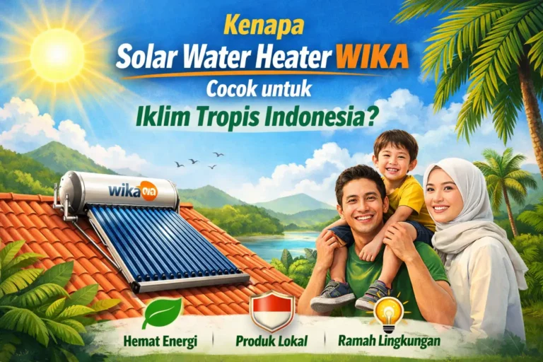 Mengapa Solar Water Heater WIKA Jadi Pilihan Ideal untuk Iklim Tropis Indonesia? Ini Penjelasan Lengkapnya